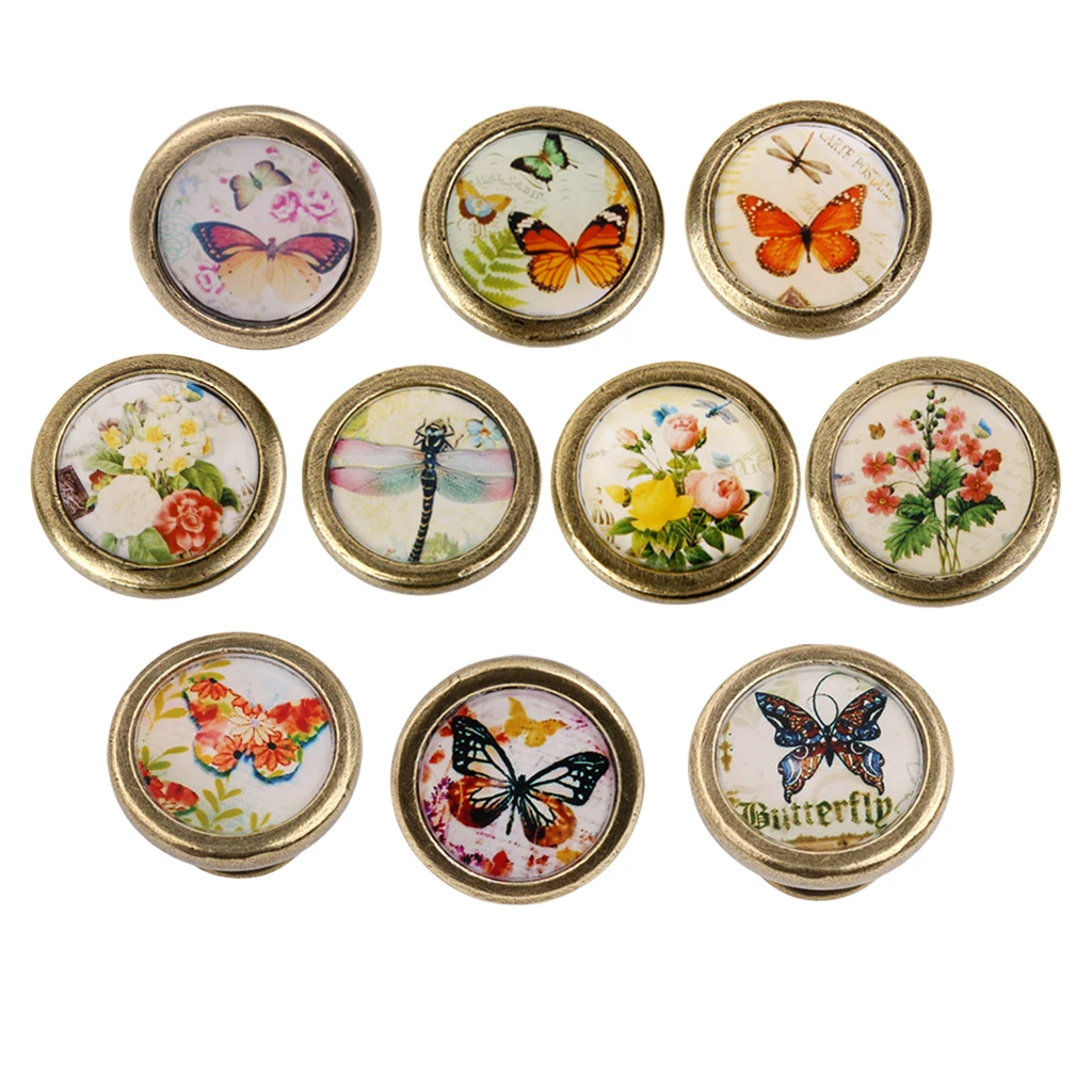 Vintage Cabinet Door Drawer Dreser Handle Pull Wardrobe Retro Knob Hardware Zinc alloy Home Decors Item