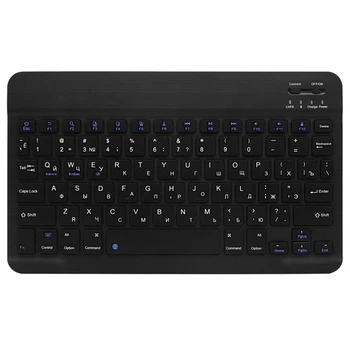 

Wireless Keyboard,Russian Language / English Dual Language Bluetooth Keyboard for Windows, Android and IOS Os
