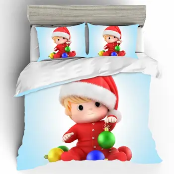 

Christmas/Gift Queen Bedding Sets Home Textile Duvet Cover Single King Bedding Set Bed Sheets PillowCases Bed Linen Ropa De Cama