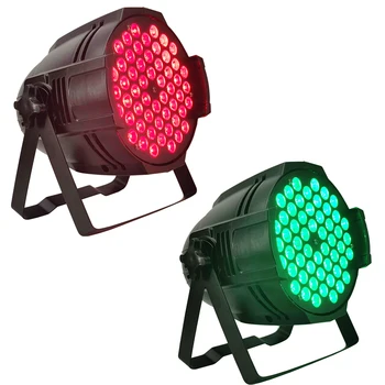

2 pieces / aluminum 54x4w led par light RGBW 4in1 LED 216w party dj dyeing light dmx stage par light