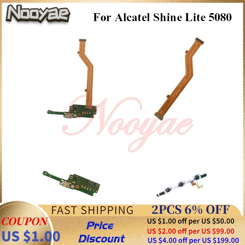 Зарядное устройство USB для Alcatel Shine Lite OT5080 5080X 5080U док-станция зарядки порт