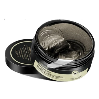 

Black gold eye patches Anti-Aging deep sea caviar eye mask Moisturizing Collagen Anti-Puffiness eye bags removal