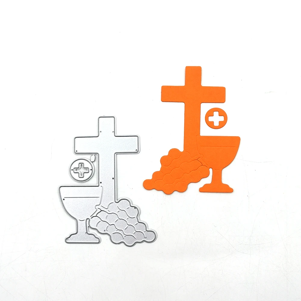 

Julyarts Crucifix Metal Cutting Dies for Scrapbooking New 2021 Die Cuts For DIY Scrapbooking Photo Album Decorative Embossing