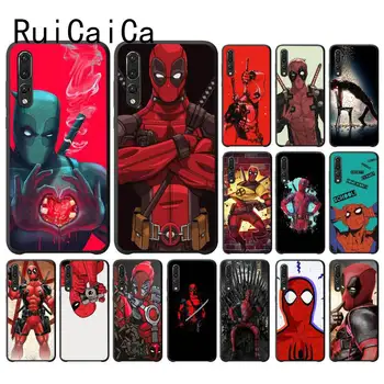 

RuiCaiCa Cool Marvel Deadpool TPU Soft Silicone Phone Case Cover for Huawei Y6 7 2019 MATE 10 LITE PRO 9 20 X Pro 20 lite Cover