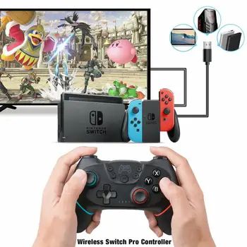 

Wireless-Bluetooth Gamepad GameController with 6-Axis Handle for Switch Pro NS-Switch Pro Gamepad For Switch Console Gamepads