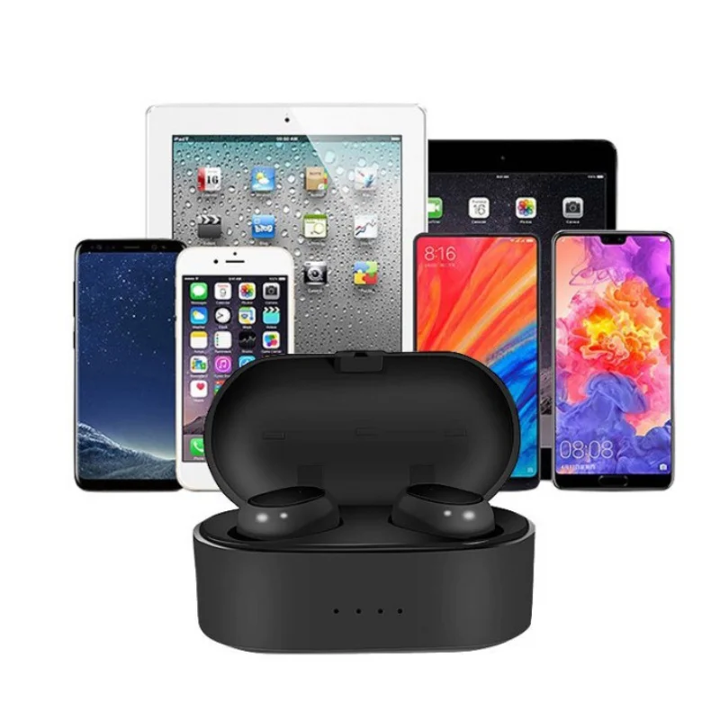 New M9 Waterproof Earphone TWS Wireless Bluetooth 5 0 Sports Earpiece Charging Box Binaural In ear Music Running Subwoofer HOT