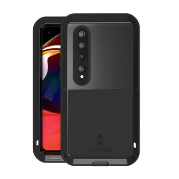 

Metal Case For Xiaomi Mi 10 Pro Shockproof Phone Cover For Xiaomi Mi 10 Pro Rugged Armor Anti-Fall Case Love Mei
