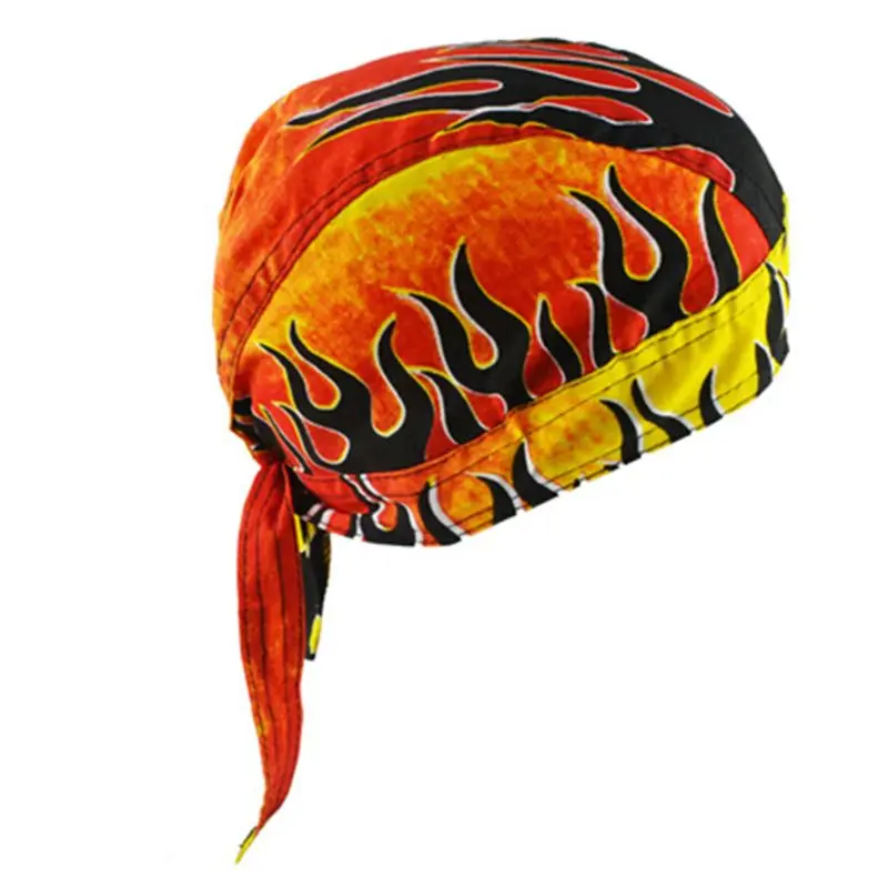 Unisex Motorcycle Skull Beanie Hip Hop Dance Butterfly Print Bandana Hat Helmet Liner Head Wrap Adjusted Pirate Scarf