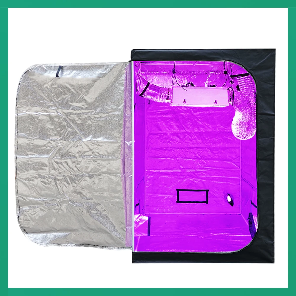BEYLSION 600D 120120200cm Tent Grow Room Tent Grow Light Parts Indoor Plant Tent Hydroponics For Garden Greenhouses + Rope (16)