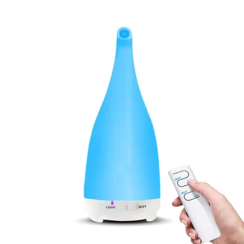

200ml beer bottle oil diffuser air humidifier cold mist generator aroma 7 color led light home atomizer with remote control