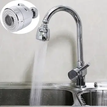 

360 Rotatable Bent Water Saving Tap Aerator Diffuser Faucet Nozzle Filter Water Swivel Head Kitchen Faucet Adapter Bubbler