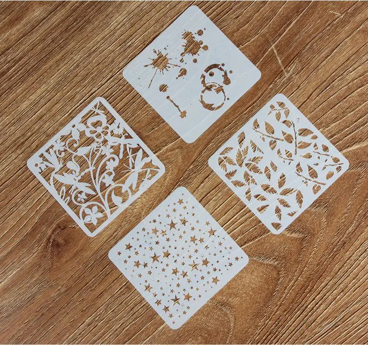 Theme Lace Handmade Diy Personalized Painting Drawing Hollow Template Spray Version Of The Shadow Paint Learning Unisex
