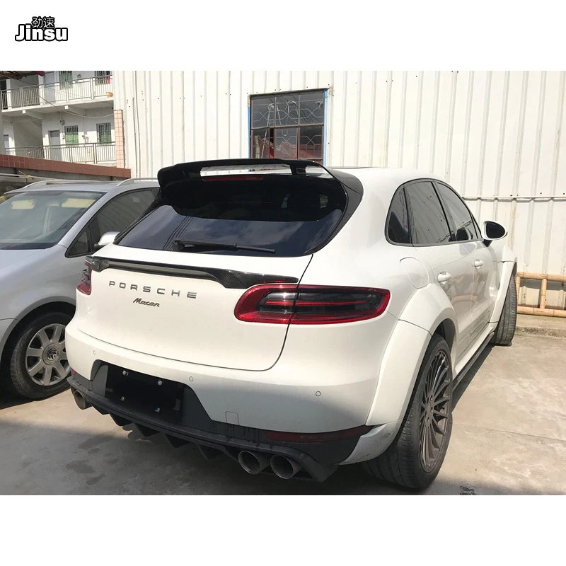 Спойлер для багажника и задней двери спойлер из углеродного волокна Porsche Macan 2014 2017