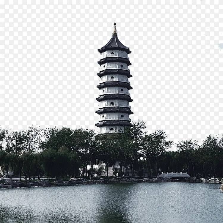 雷峰塔西湖黑白 黑白西湖莱塔免费图片png图片素材免费下载 图片编号2466 Png素材网