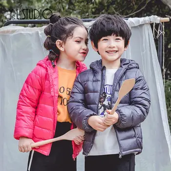 

Winter New Children's Down Jacket Boys and Girls Baby Light Casual Down Jacket Multicolor Boys and Girls Winter Jacket
