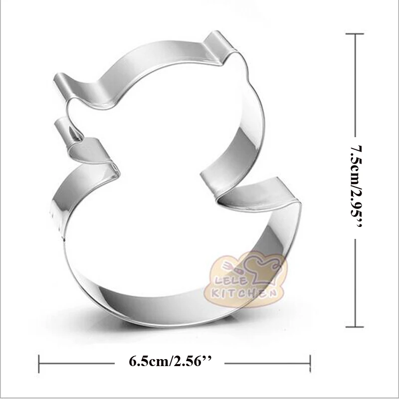 1pcs patisserie reposteria Duck Poultry Fondant Cake Decor Tool Stainless Steel Cookie Cutter Metal Biscuit Mould Pastry Shop cookie cutter,baking mold,cookie mould,fondant cutter,baking decorating tools,pastry cutter