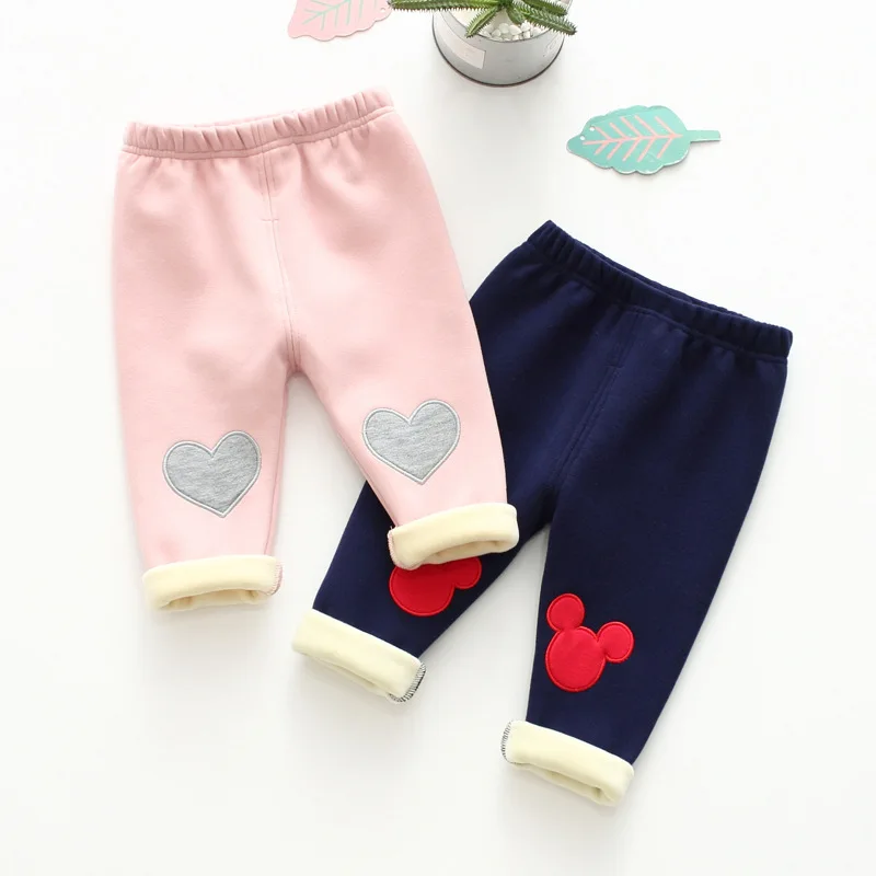 Winter Children New Style Brushed And Thick Double File Large Harem Pants Crawler Manufacturers CHILDREN'S Cotton Trousers