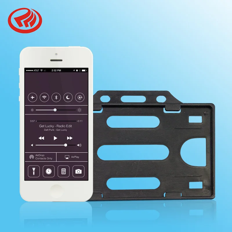 

Pvc Environmentally Friendly Ebonite Work Card Sets ID Card Protective Case Id Bus Card Holder Compatible Can Buckle