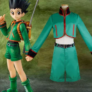 

Hunter X Hunter Gon Freecss Cosplay Costumes Retail/Wholesale Halloween Christmas Uniform Halloween Costume Outfit