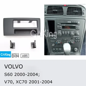 

Single Din Car Fascia Radio Panel for VOLVO S60 2000-2004 ; V70, XC70 2001-2004 Dash Kit Install Plate Bezel Adapter Console