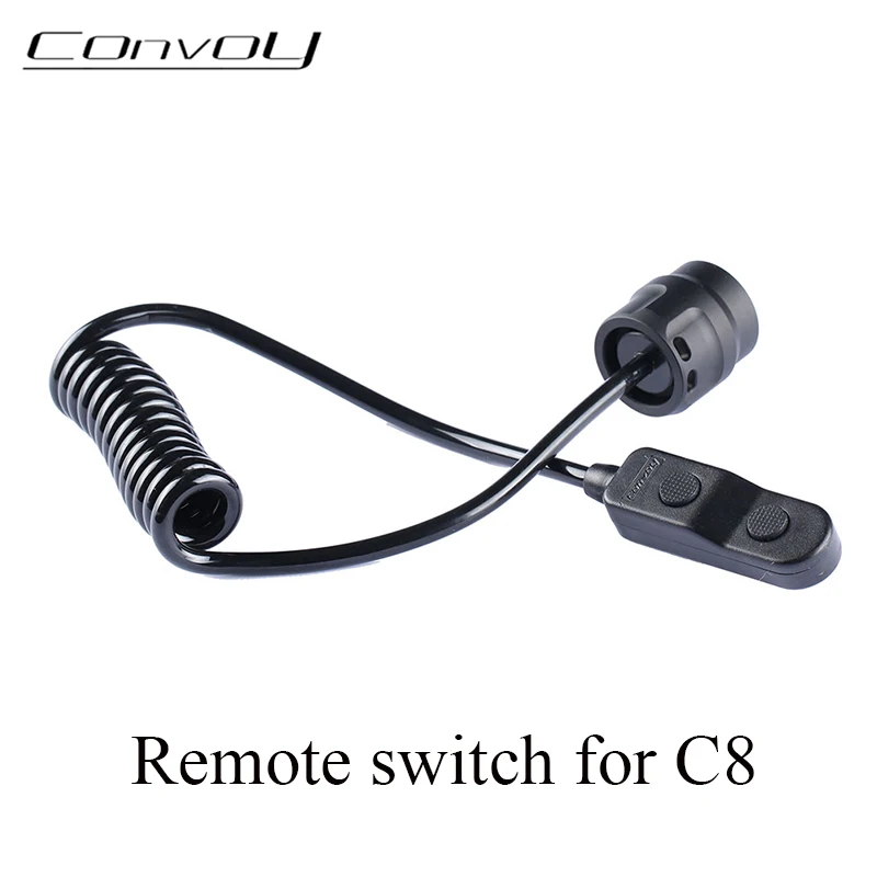 

Convoy C8 Flashlight Remote Switch for Convoy C8+ C8 Tail Switch 40-85cm Scalable Switch Original