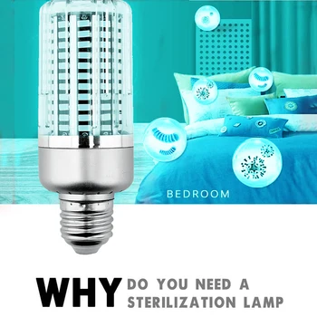 

LED UV UVC Germicidal Lamp 40W 130 LED Ultraviolet Sterilize Disinfection Light Germicidal Disinfection Protection