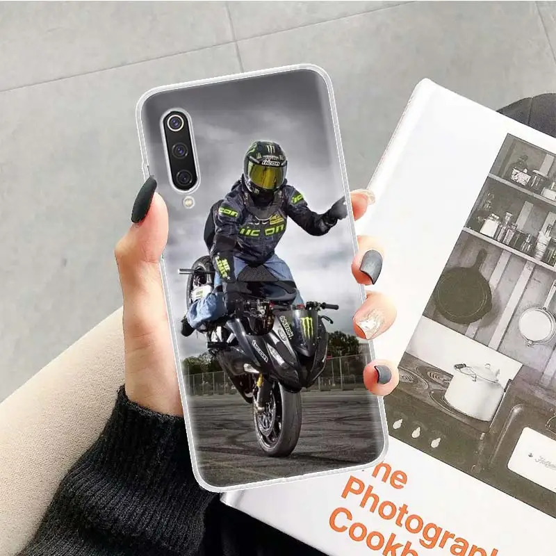 Moto крест dirtbikes чехол для спортивной камеры Xiao mi Red mi Note 7 8 Pro 8A 7A 5 5A 6A 4X S2 K20 mi 5X6X9 8 CC9 F1 чехол для телефона из мягкого ТПУ с рисунком ков