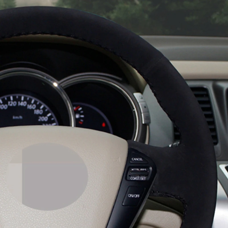 Черная замшевая ткань сделай сам для Nissan Teana 2008 2012 Quest 2011 2017 Murano (Z51) 2009 2014|Чехлы на
