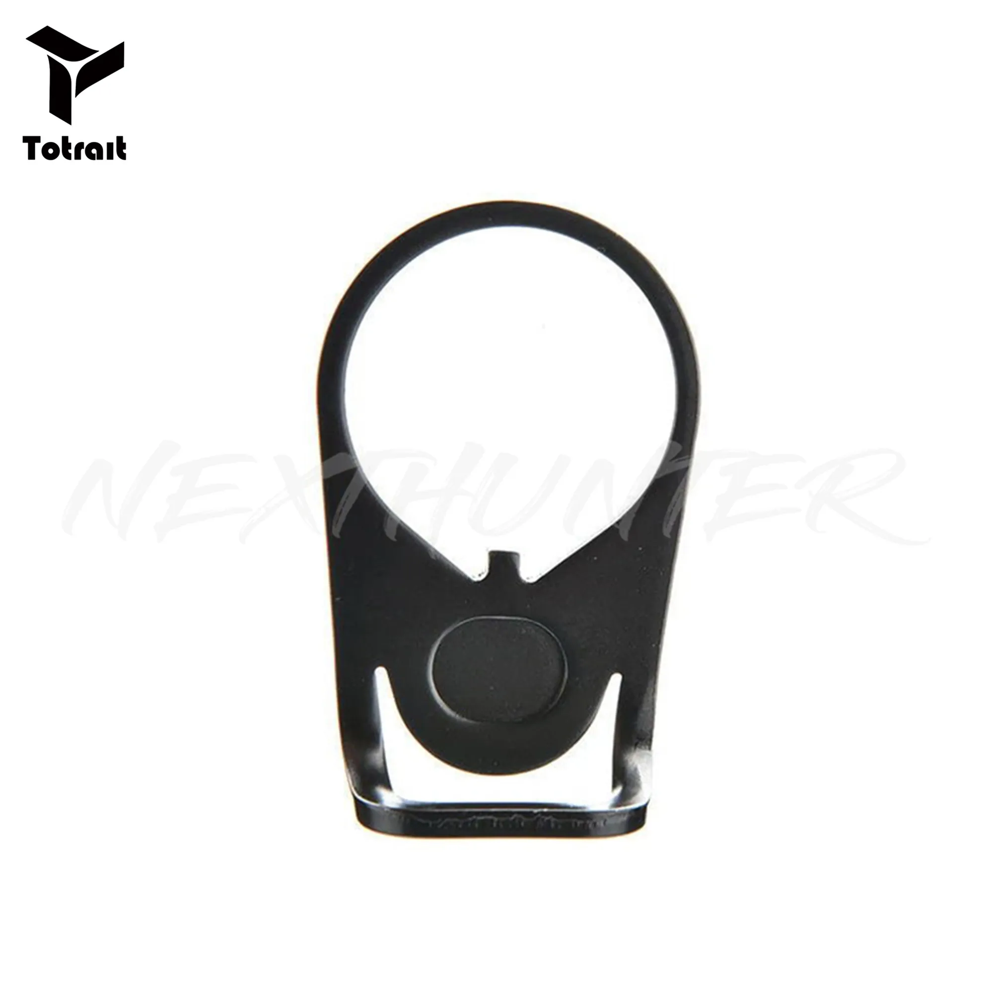 

TOtrait .223/5.56 Rifle Tactical Hunting AR15 Ambidextrous Steel QD Quick Detach Point End Plate Loop Sling Adapter Mount