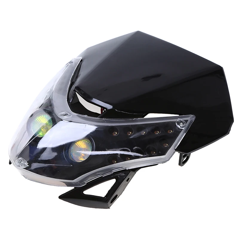 Мотоциклетная фара POSSBAY с поворотным сигналом лампа янтарного цвета для Harley Bobber