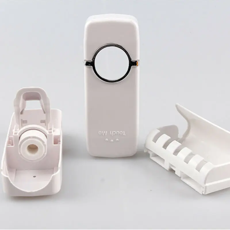 New trendy White Automatic Toothpaste Dispenser Toothpaste Toothbrush Holder Home Bathroom Wall Mount Stand Storage Rack White