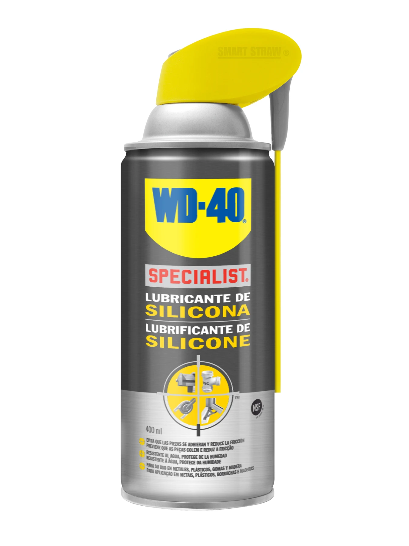 Con fecha de Establecer Intolerable lubricante de silicona 3 en 1 wd 40