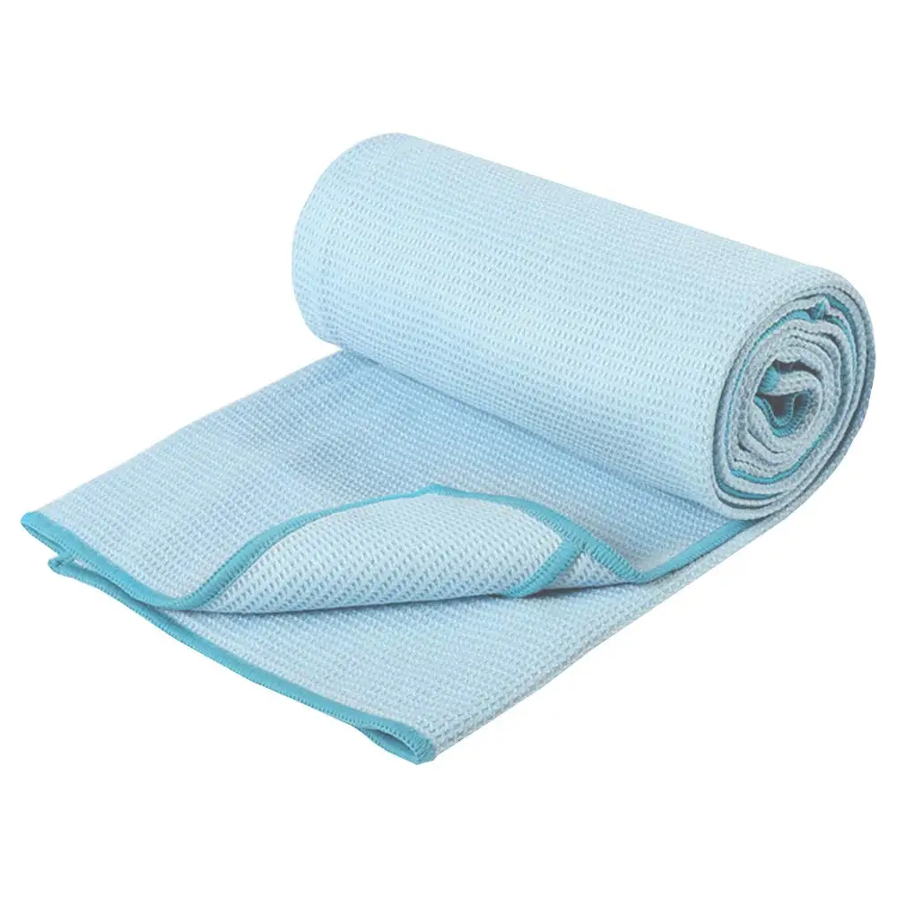 Light Blue 183*63 см Йога Силиконовое нескользящее полотенце для йоги, Спортивная йога, пилатес идеальный выбор, уникальный дизайн для запечатывания краев упаковок - Цвет: Light Blue
