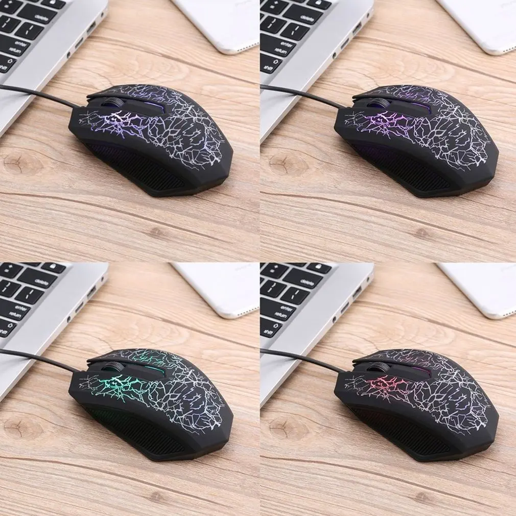 3200 dpi светодиодный оптический 3 кнопки 3D USB Проводная игровая мышь Pro Gamer компьютерные мыши для ПК Регулируемая, USB, Проводная игровая мышь