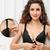 Sujetador bralette de lactancia materna de algodón para mujer, sostén de maternidad transpirable, ropa interior, prendas de embarazo para amamantar, lencería para alimentar a bebé ► Foto 1/6