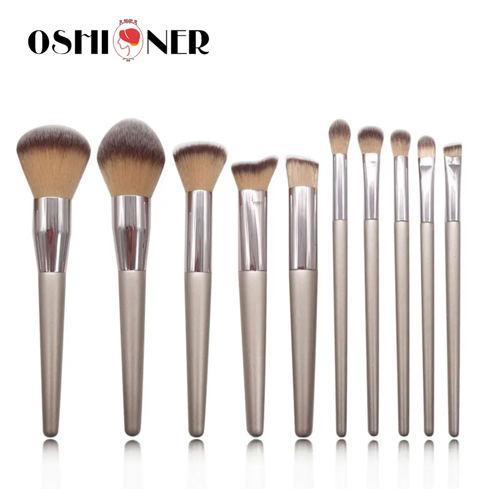 Women Makeup Brushes For Foundation Powder Cosmetic Eyeliner Eyelash Eyebrow Eyeshadow Brush Wooden Handle Make Up Brush Beauty