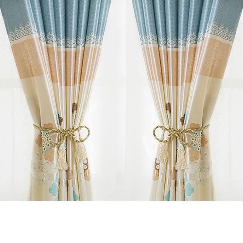 Короткие Tende камера да Letto Zaslony Sheer Затемненные окна Gordijnen вышитые шторы Pour Le салон для гостиная шторы
