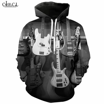 

Electronic Guitar Hoodie Men Women 3D Print Bass Guitar Hoodies Harajuku Streetwear Casual Tracksuit Tops B299