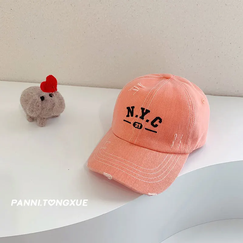 

Cute Children Cotton Baseball Cap for Unisex Casual Visors Hat Fashion Denim Snapback Hip Hop Hats Embroidery Gorras Hombre