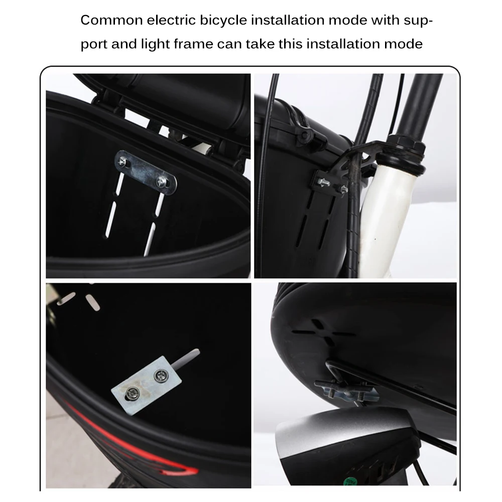 Корзина для переноски для велосипеда E-Bike Xiaomi M365 электрический скутер аксессуары Водонепроницаемая безопасность Противоугонная пластиковая корзина