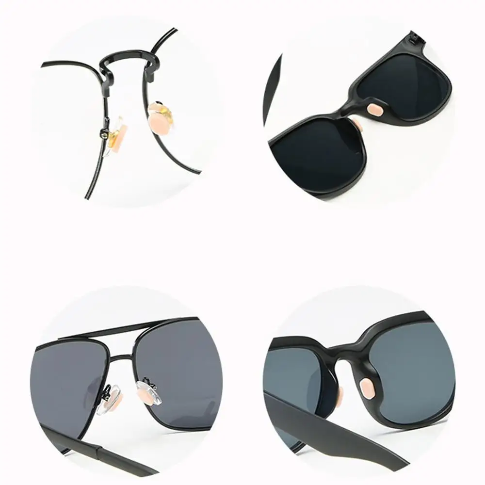4 пары унисекс Мягкая пена носоупоры самоклеющиеся противоскользящие очки солнцезащитные очки носоупоры для мужчин и женщин аксессуары для очков