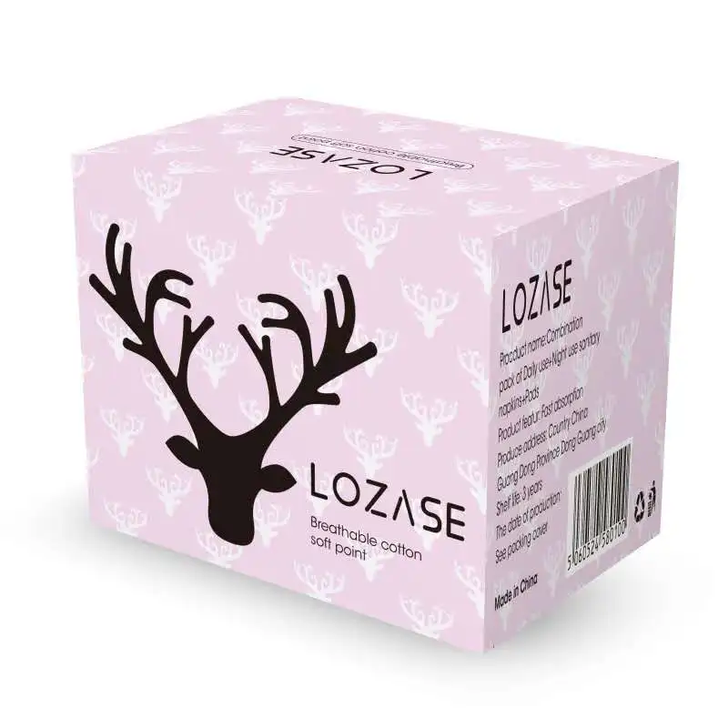 Менструальные органические хлопковые гигиенические прокладки LOZASE 22 шт.