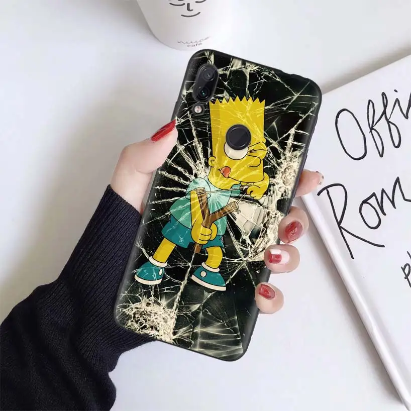 Чехол Homer J. Simpson для Xiao mi Red mi Note 7 8 K20 7S 7A 6 6A Pro S2 5 mi Play 9T CC9 E A1 A2 Lite F1 мягкий чехол для телефона