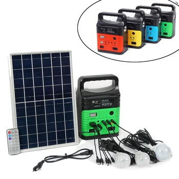 

NEW 10W Solar Power Panel Generator LED Light USB Charger Kit Home Outdoor Using Solar Panel