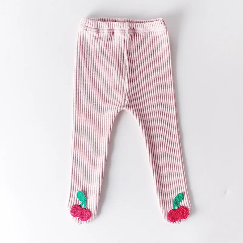 

Korean New Baby Pantyhose Plus Velvet Cherry Baby Girl Pantyhose Winter Plush Big Pp Feet Kids Girls Leggings