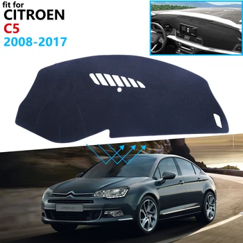 

Dashboard Cover Protective Pad for Citroen C5 2008~2017 MK2 Car Accessories Dash Board Sunshade Carpet 2012 2013 2014 2015 2016