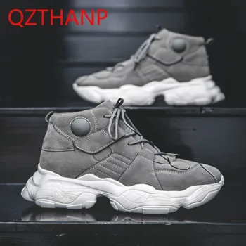 

Brand Spring Men's Casual Shoes Fashion Trend Comfortable Men Adult Flexible Durable High top Shoes Zapatillas Hombre Sneakers