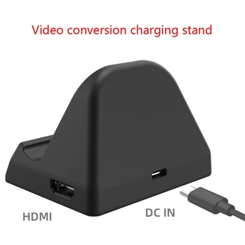 

HDMI Video Converter for Nintend Switch Host Charging Dock Station Portable TV Conversion Folding Base Games Accessories