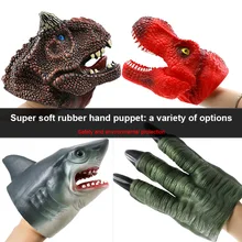 

Shark Dinosaur Hand Puppet Animal Head Gloves Kids Toys Snake Gloves For Stories Funny Model Figure Toy Gag Jokes Birthday Gifts