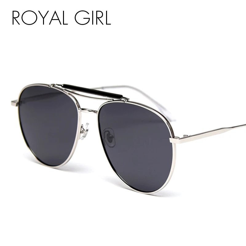 

ROYAL GIRL Fashion Polarized Pilot Sunglasses Women 2020 Vintage Brand Design Sun Glasses Men Oversized Solid Eyeglasses Ss971